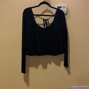 Free People Black Shirt